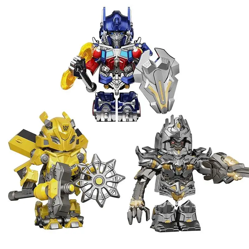 MOC Transformation Toys Robot Weapon commander Optims Prima mini Anime Action Figure Movie Series Children Birthday toys Gifts