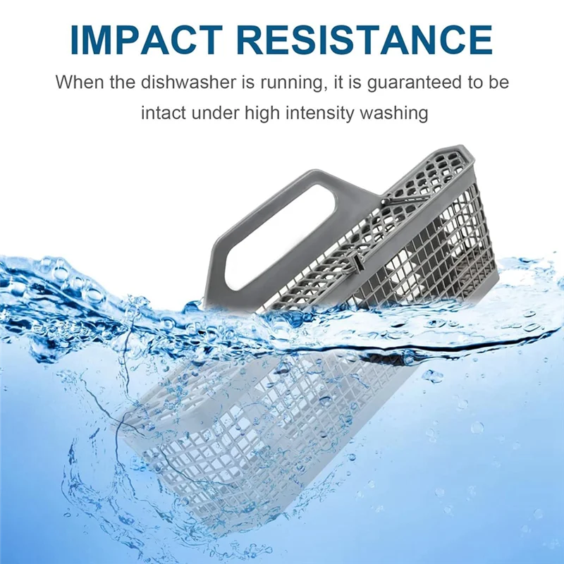 WORTHOWN-WD28X10128 سلة أدوات فضية لغسالة الأطباق GE استبدال WD28X10127، WD28X10131، WD28X10132 #5