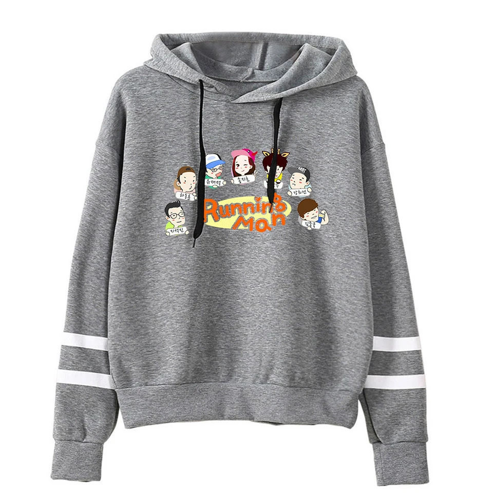 2026 تشغيل رجل كوريا الواقع التلفزيوني مخصص هوديي النساء/الرجال طويلة الأكمام قمصان سويت شيرت بقلنسوة عادية متنوعة عرض الشارع الشهير