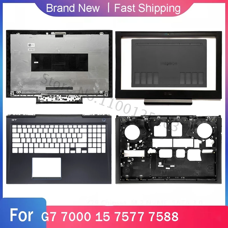 New Bottom Base Case For DELL G7 7000 15 7577 7588 05H0F0 Laptop LCD Back Cover Front Bezel Palmrest Door Cover A B C D E Shell