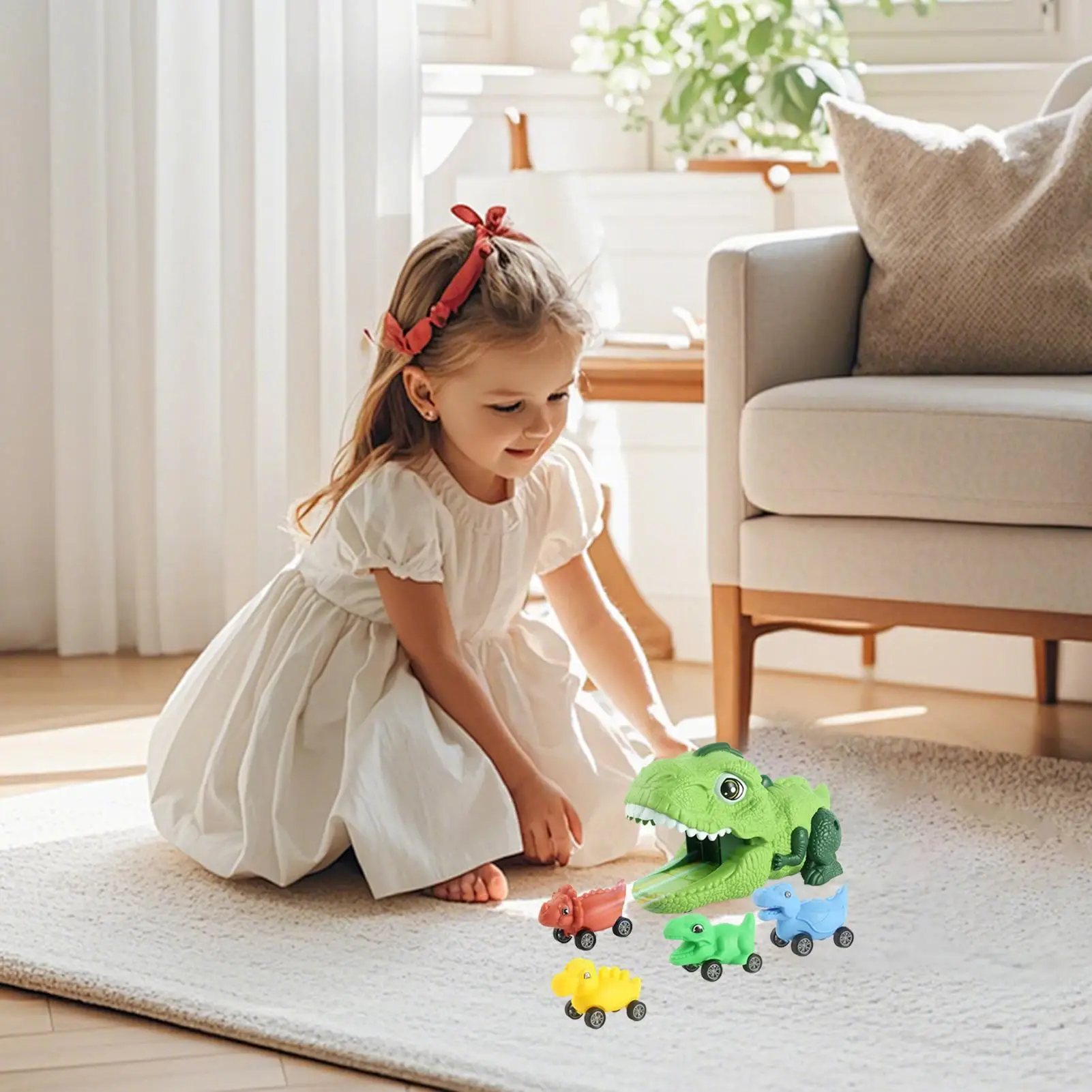 Dinosaurus vrachtwagens traagheid aangedreven dinosaurus vrachtwagen model interactieve auto speelgoed model kous kleinigheidjes voor verjaardag nieuwjaar kinderen