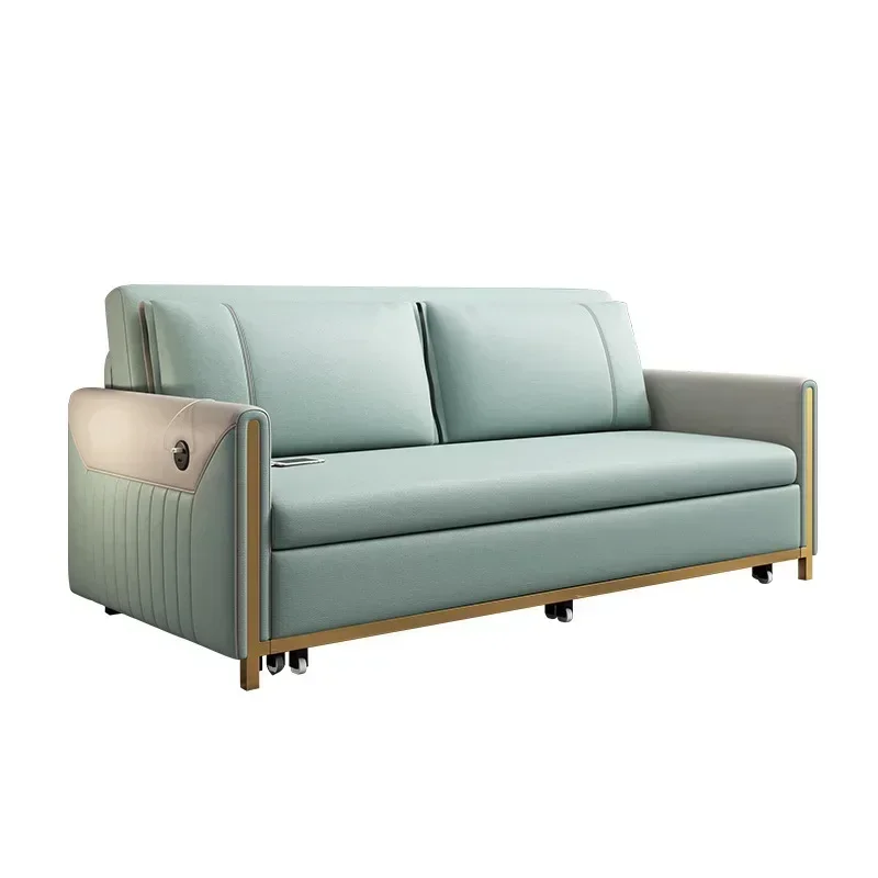 InnovativeNew Arrival For ULT-XJ-768 Modern Cum Bed With Storage Bedroom Sleeper Smart Sofa Bed Folding Small Bed Sofa