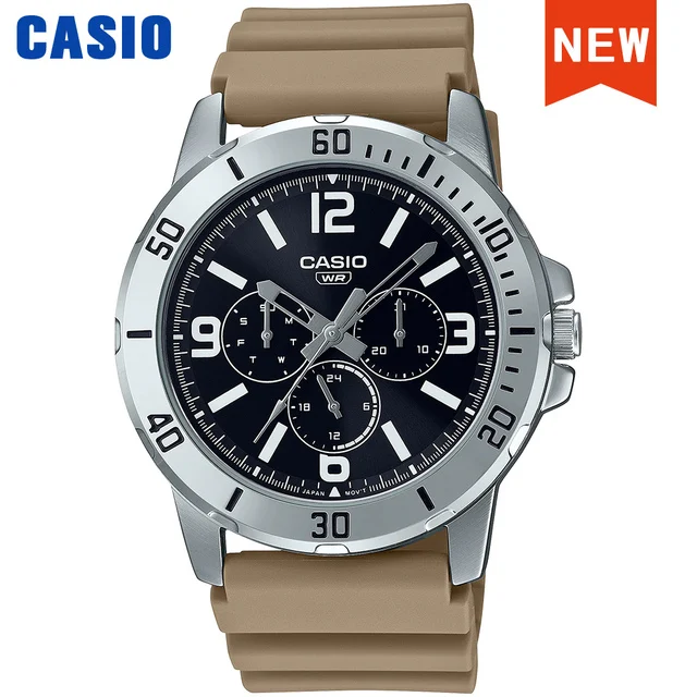 Casio watch men\'s top luxury suit quartz watch military sports leisure waterproof luminous  electronic watch MTP-VD300 Series