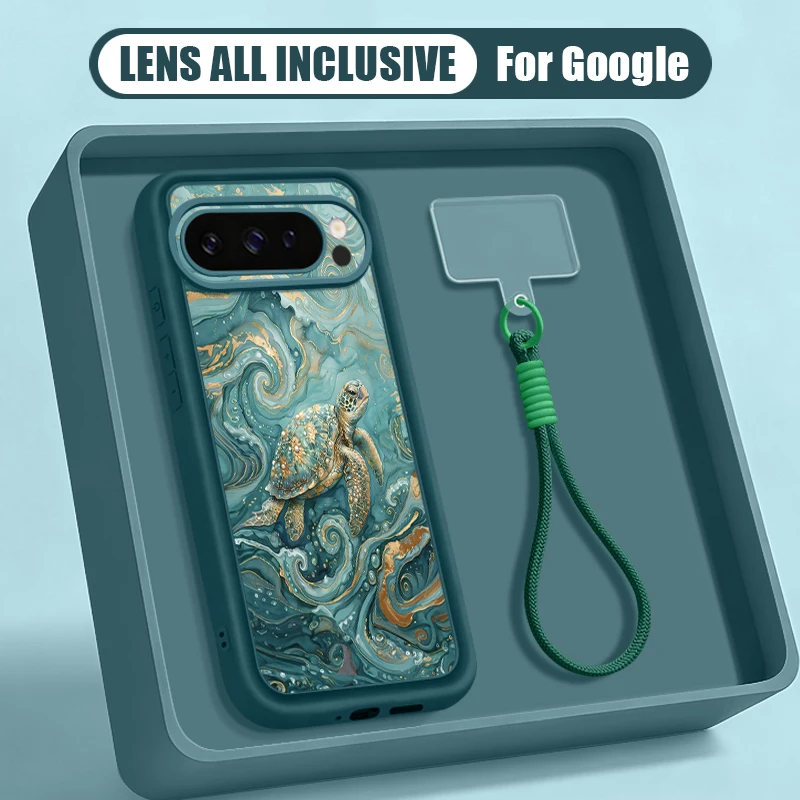 Sea Turtle Print Wrist Strap L - Lanyard Phone Strap ulasan dan harga