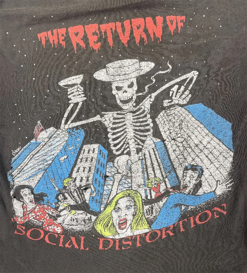 Rare Social Distortion Band Tour For Fan S to 5XL T shirt GC1684