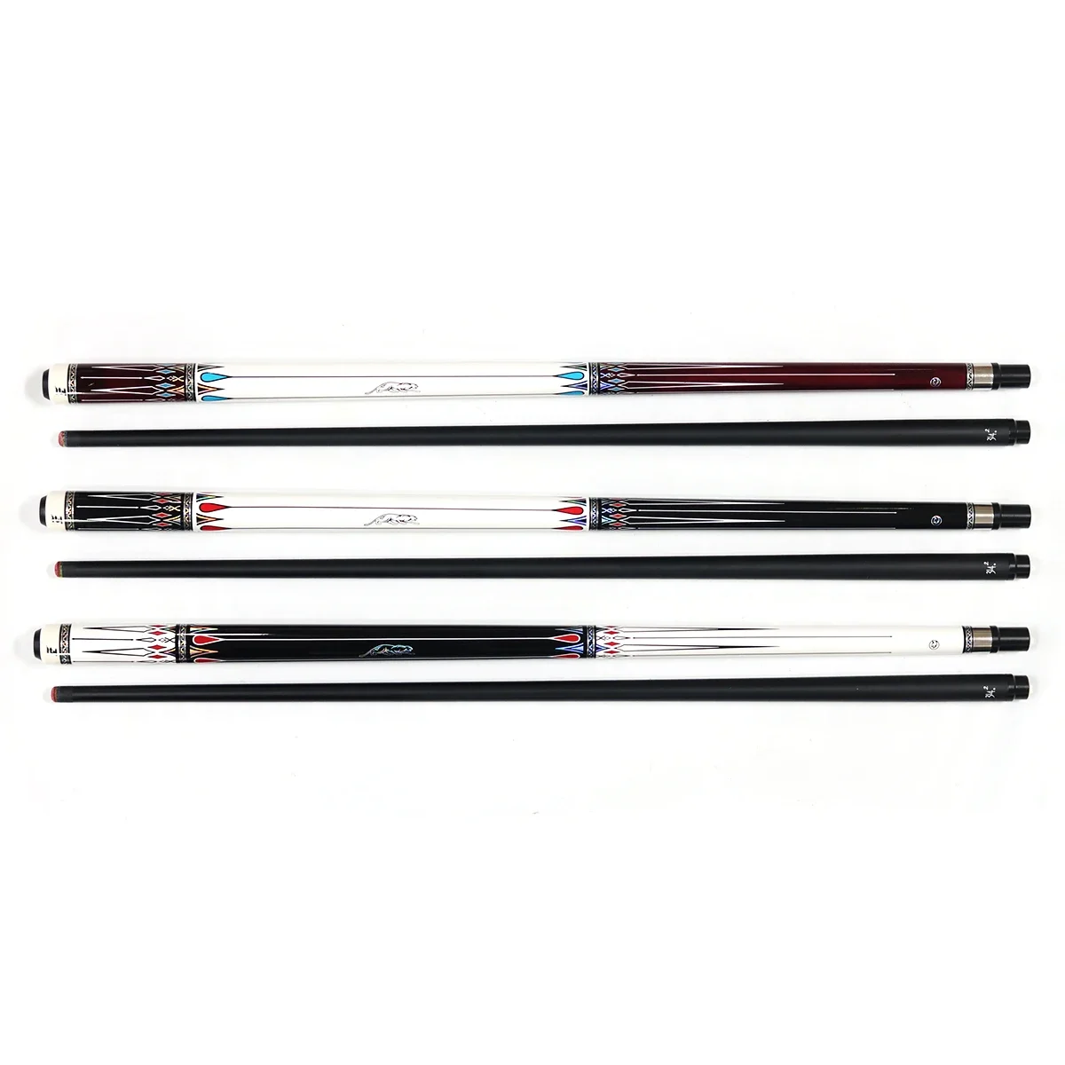 

2024 New Design 1/2-PC Handmade High-tech Billiard Pool Cue With Uni-lock Joint