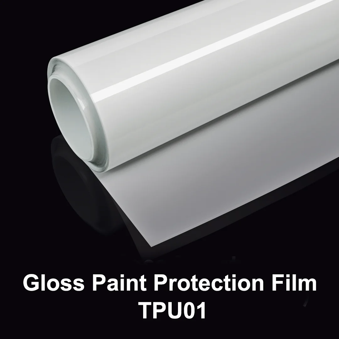 Wrapmaster 1.52*15m （4.9ft*49ft）clear paint protect film 7.5/8.5mil Gloss BASF TPU clear PPF film with self-repairing