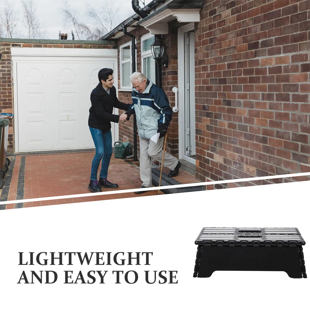 

Portable Anti-slip Pedal Ladder Lightweight Step Elderly Folding Stool Foldable Stools Portable Step Small Ladder Plastic