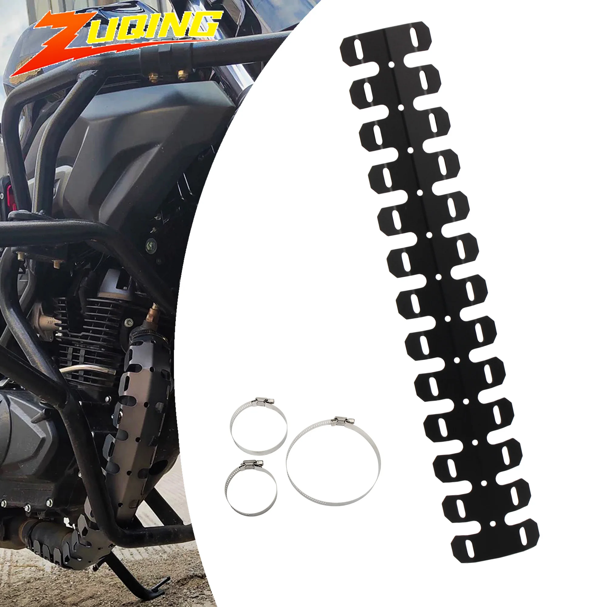 

Motorcycle Exhaust Pipe Protective Cover Heat Shield Muffler Pipe Guard Protection For KTM Honda Yamaha Suzuki Kawasaki Ducati