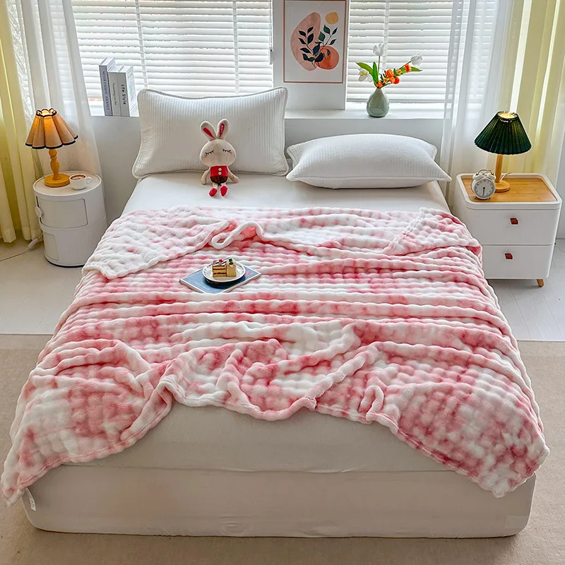 

Luxury Faux Rabbit Fur Blanket Super Heavy Warm Cozy Plush Sofa Bed Couch Soft Mink Throw Elegant Fuzzy Blankets