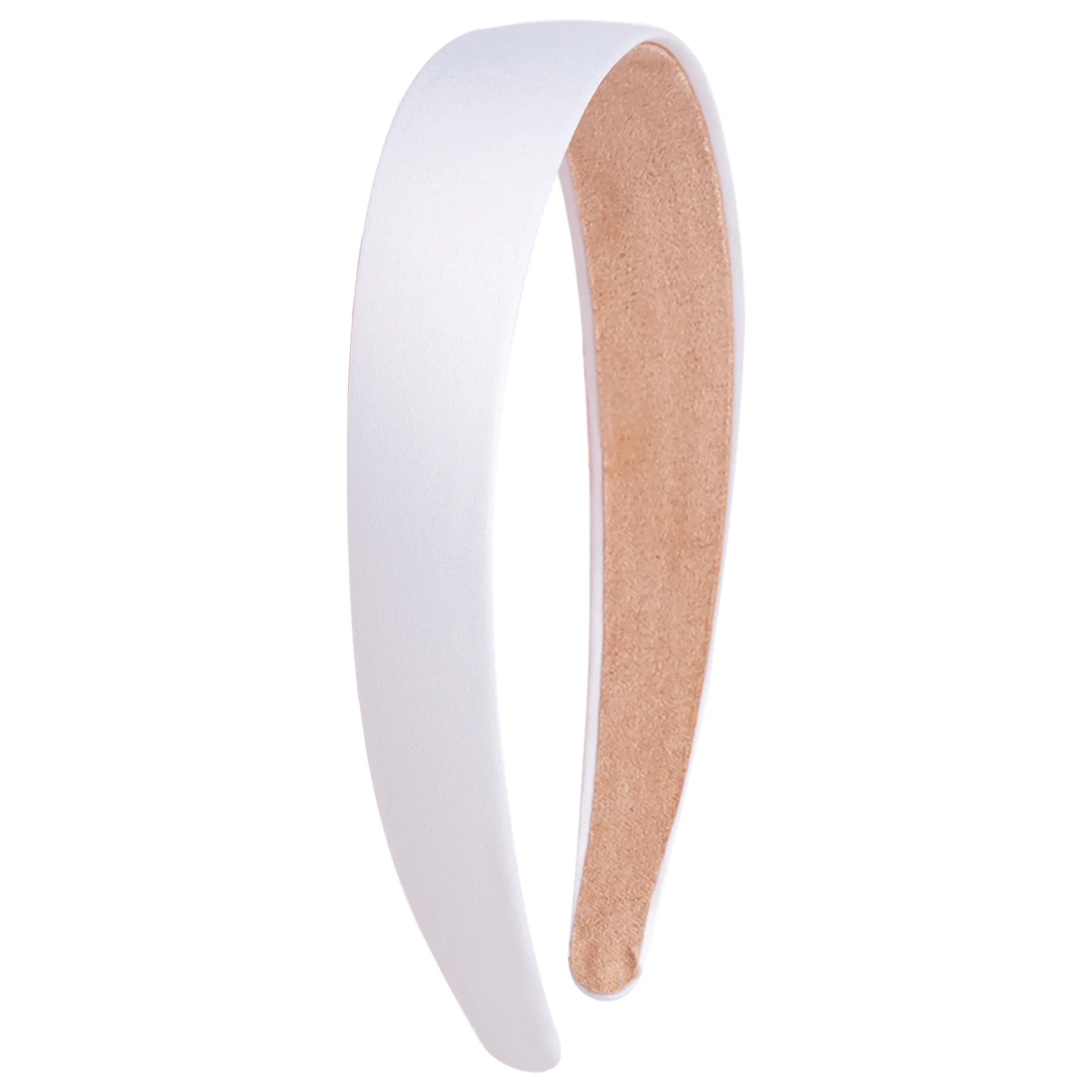 Buntes Satin-Stirnband, 2,5 cm, hartes, rutschfestes Stirnband, DIY-Haarbänder, schlichte Satin-Stirnbänder für Frauen, 21 Farben – Detail 22