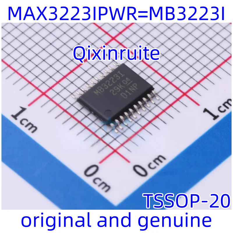 Qixinruite العلامة التجارية الجديدة الأصلية MAX3223IPWR = MB3223I TSSOP-20 جهاز الإرسال والاستقبال RS232 خط سائق رقاقة