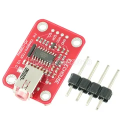 Modulo trasmettitore Radio FM V2.0 scheda trasmettitore Radio digitale per interfaccia Arduino I2C TTL MIC vdc SDA SCL 3V 5V