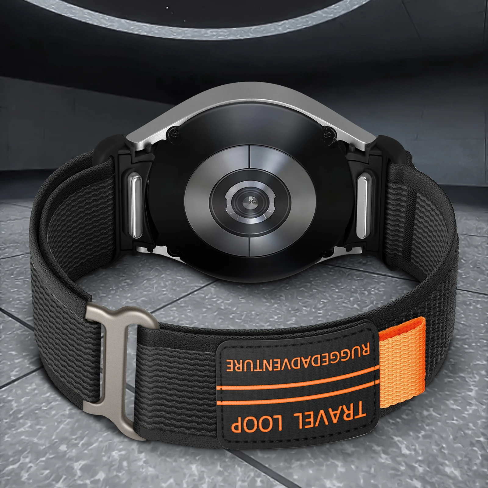 Trilha loop cinta para samsung galaxy watch 7 6 4 clássico 5 pro 44mm 40mm 47mm 43mm 45mm pulseira de náilon correa galaxy watch 7 band