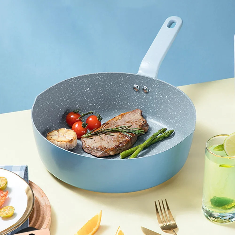 COOKER KING Maifan Stone Non-stick Frying Pan Pancake Household Chef Pot Universal Gas Induction Cooker Kitchenware