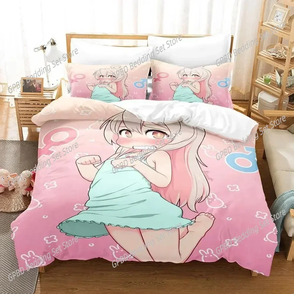 Onimai I'm Now Your Sister! Bedding Set Single Twin Double Queen King Cal King Size Bed Linen Set