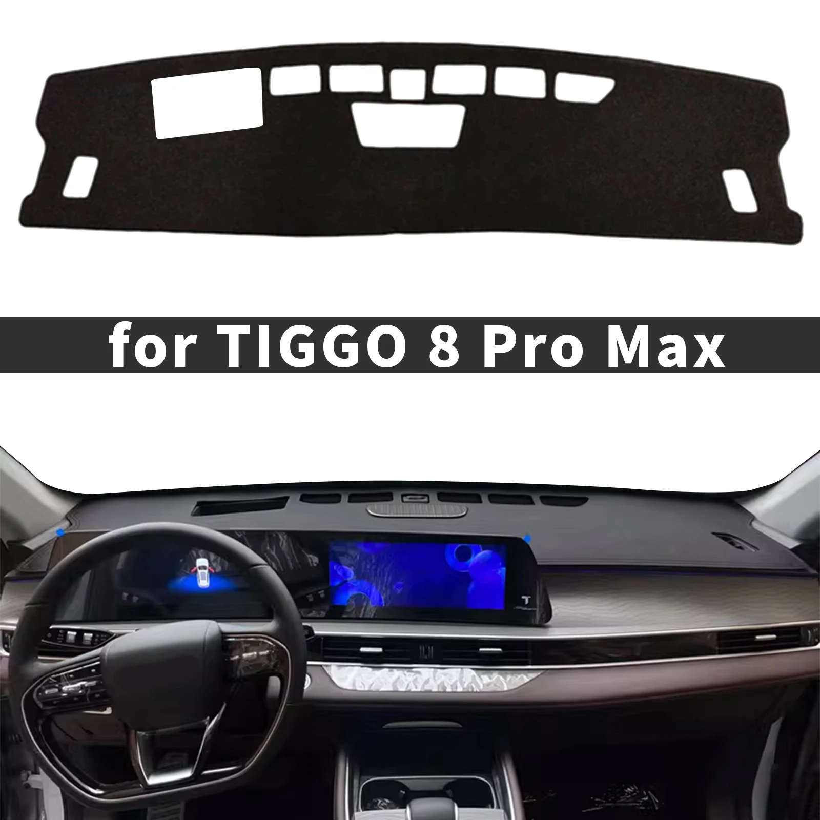 

fit for CHERY TIGGO 8 Pro Max 2024 2025 Car Dashmat Dashboard Cover Pad Protective Carpet DashMat Sunshade Leather Accessories