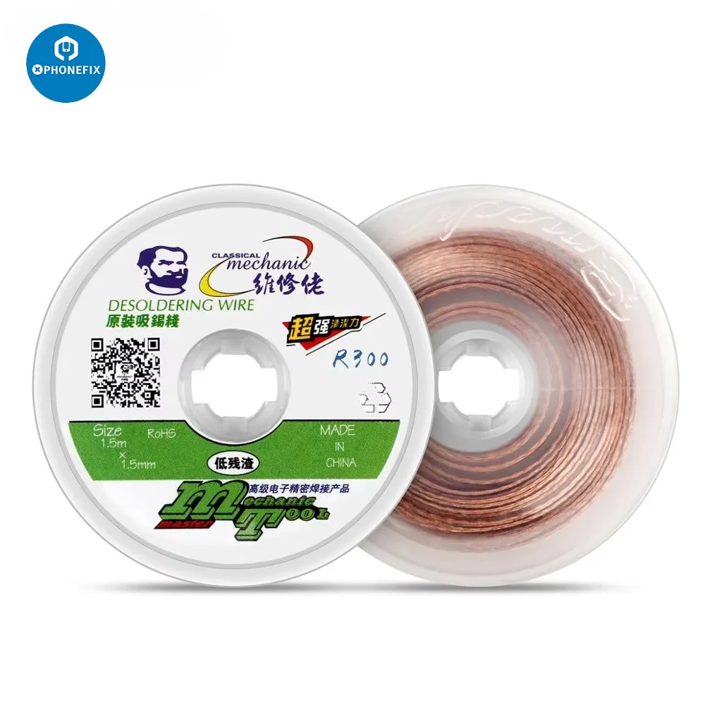 ช่าง1.5Mm 2Mm 2.5Mm 3Mm 3.5Mm สายเชื่อม Desoldering Braid Solder Remover สายไฟ flux BGA Repair เครื่องมือ