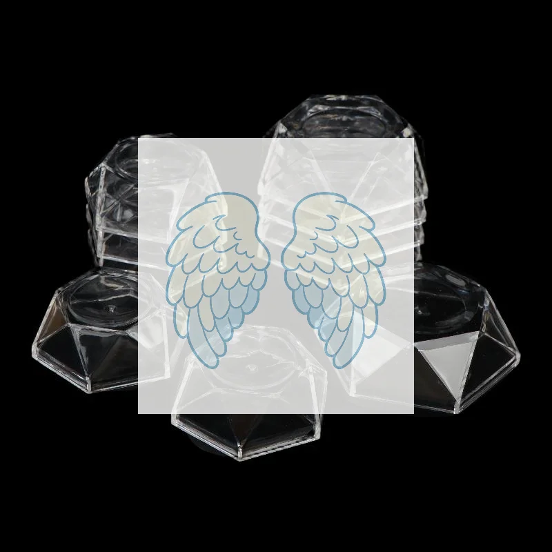 5Pcs Acrylic Display Stand Transparent Crystal Stone Holder Smooth Polished Base For Mineral Specimen Jewelry Display Home Deco