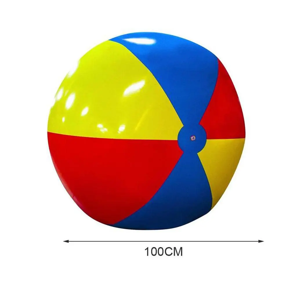 100/150cm Giant Inflatable Beach Ball Summer Outdoor Pool Ball Bath Inflatable Toy Children Toy Ball Water Beach Swimming