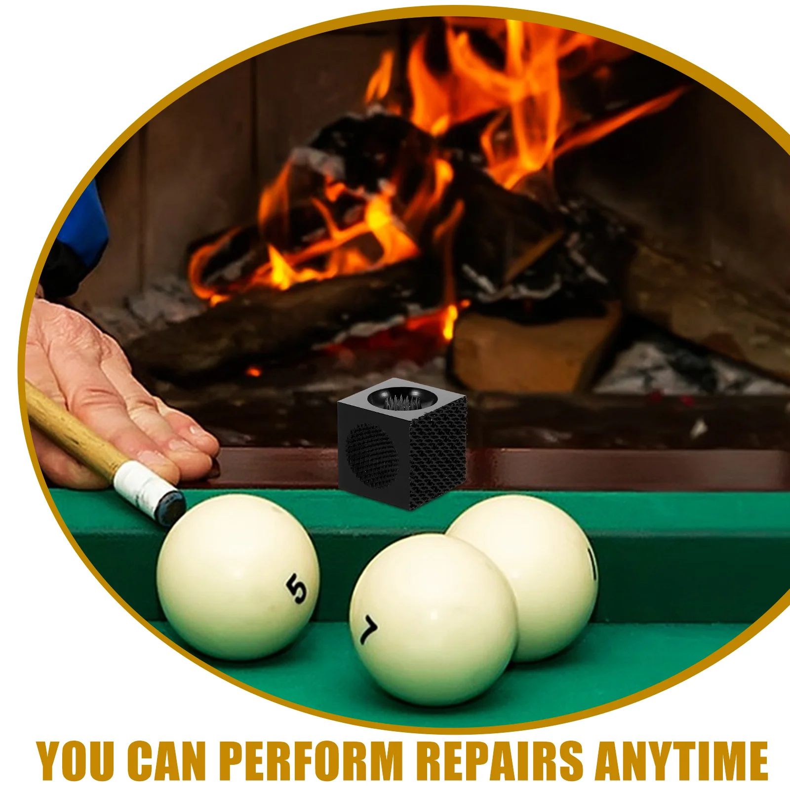 المحمولة البلياردو جديلة تلميح أداة إصلاح مربع المشكل لحمام السباحة السنوكر العظة سبائك الألومنيوم الأسود البلياردو جديلة الملحقات #5