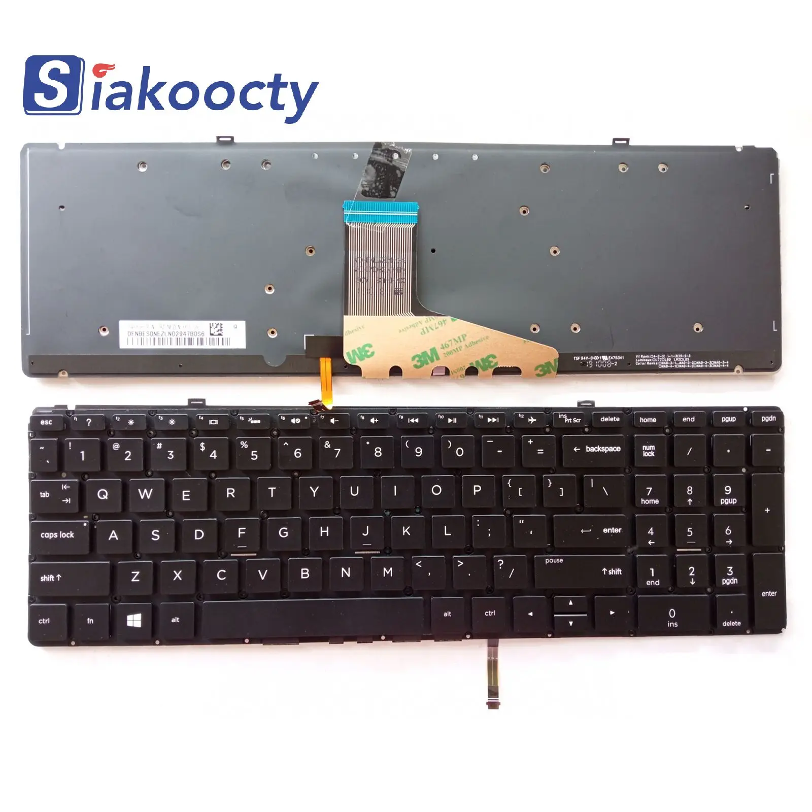 

Новая клавиатура с американской подсветкой для HP Spectre x360 15-CH000 15-CH010CA 15-CH011DX 15-CH075NR