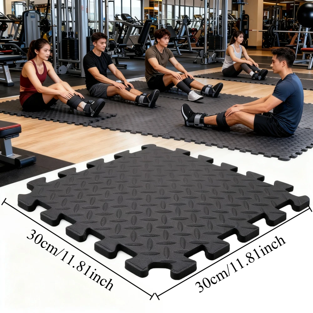

16/20 шт. 30x30 см противоскользящий спортивный коврик для фитнеса из пенопласта EVA, блокирующий пол, массажный коврик для дома, гостиной, спортивные аксессуары