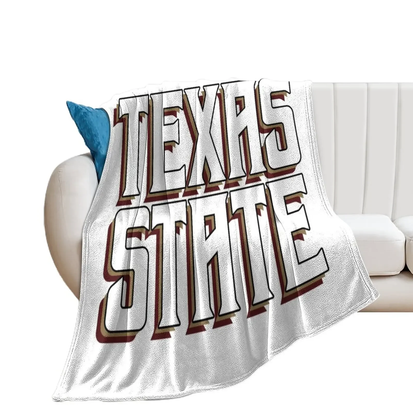 

Texas State University Throw Blanket Cute Plaid valentine gift ideas Blankets