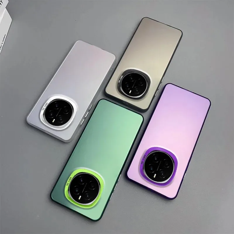 Phone Cases For Huawei Honor Magic7 Case For Magic7Pro 7Pro 5G PTP-AN00 Matte Laser Colorful Bumper Armor Shockproof Back Cover