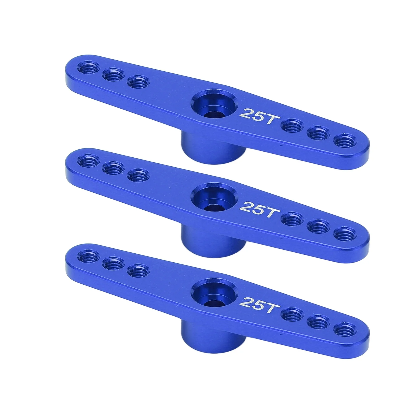 3Pcs 25T Aluminum Alloy RC Servo Arm Horn Long Type for 1/10 Remote Control Car Upgrade Part - view 6