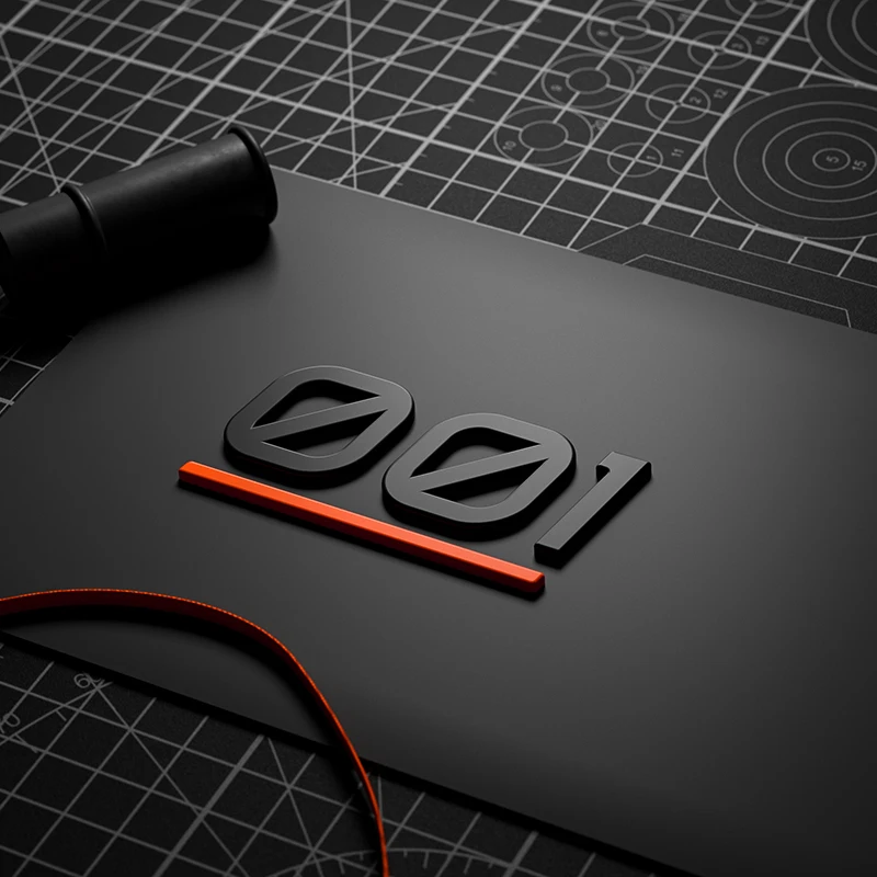 For Zeekr 001 X 2021-2024 Accessories Look Trim Car Front Machine Panel Logo Car Tail Badge Cover Decor Sticker Frame Garnish