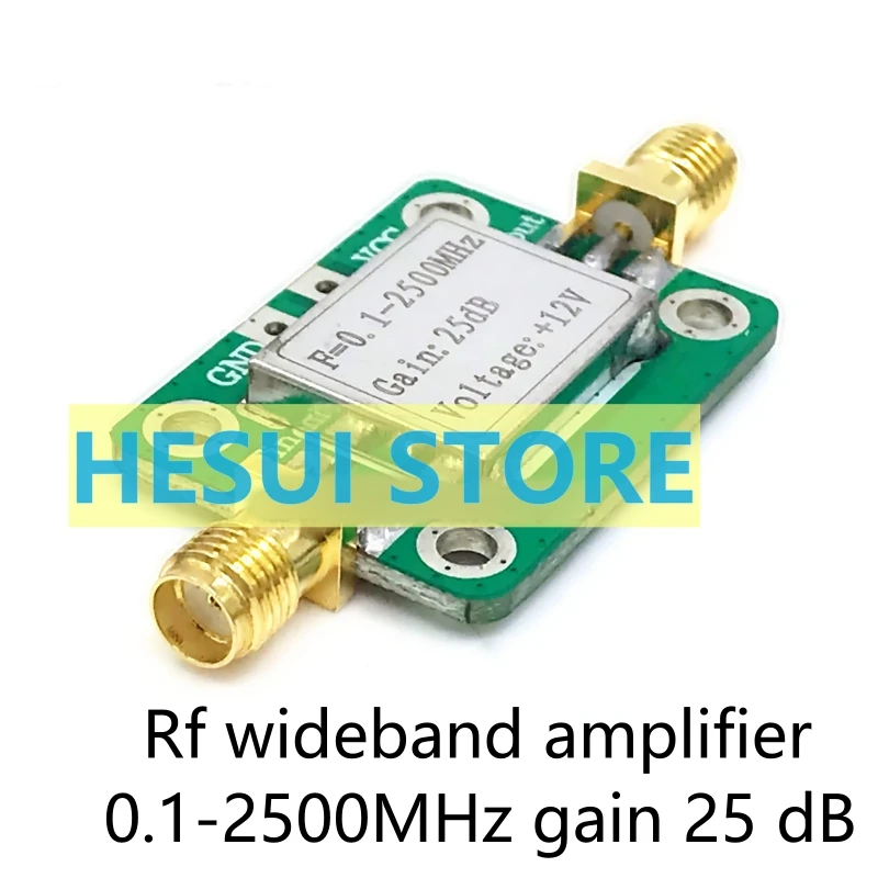 Rf broadband amplifier Low noise amplifier LNA (0.1-2500MHz gain 25dB)