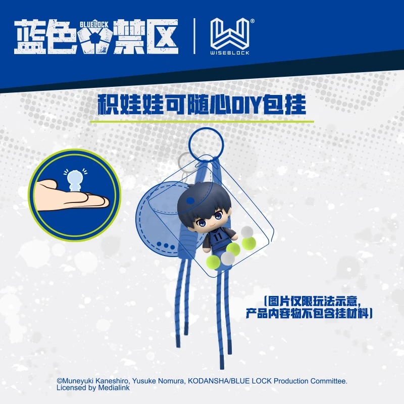 Auldey Original Series Blue Lock ตุ๊กตากล่องตาบอด- Seiichi Kiyoshi และ Shiro Nagi อะนิเมะเดสก์ท็อปตกแต่งเครื่องประดับของเล่น