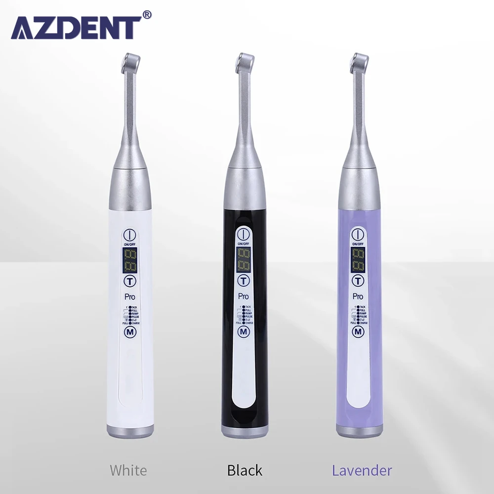 AZDENT Dental Wireless LED PRO105 Curing Light Lamp 1 Second Curing High Power Wide Spectrum