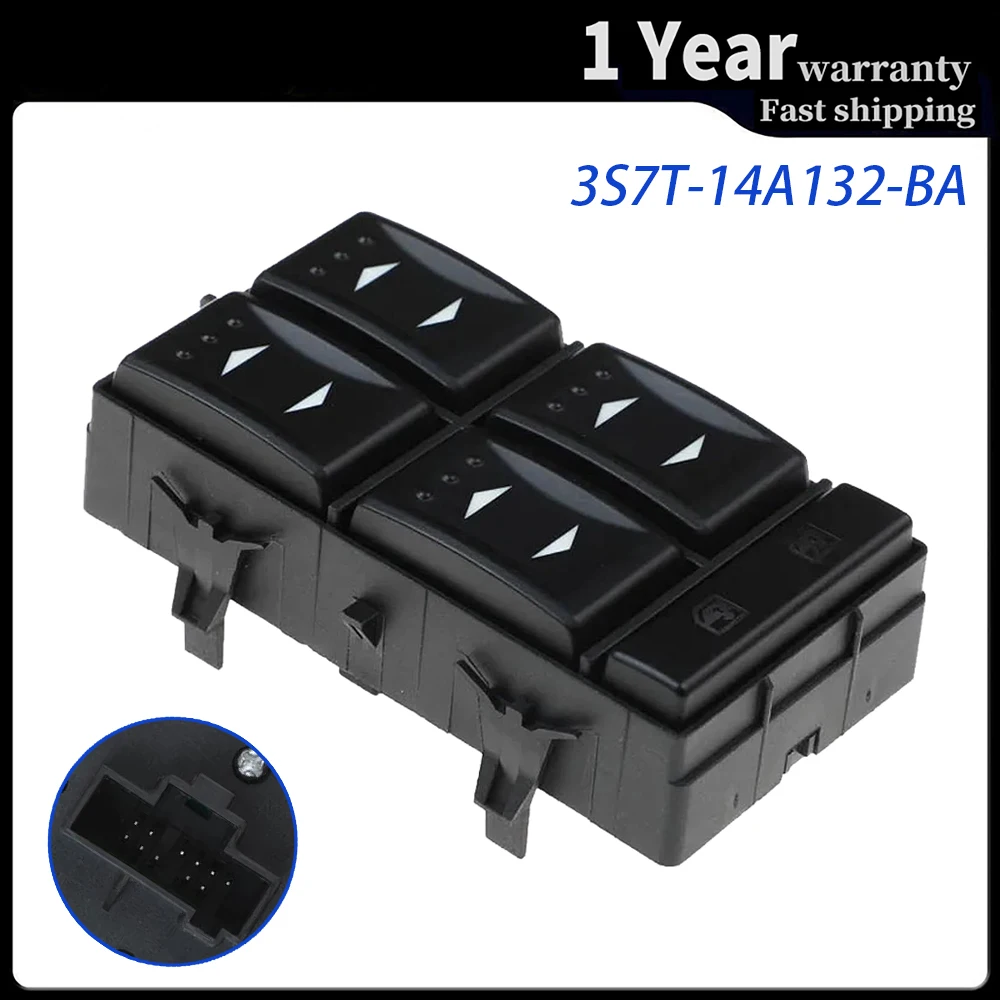 

Переключатель Стеклоподъемника для Ford Mondeo MK3 2000-2007 3S7T14A132BA 3S7T-14A132-BA