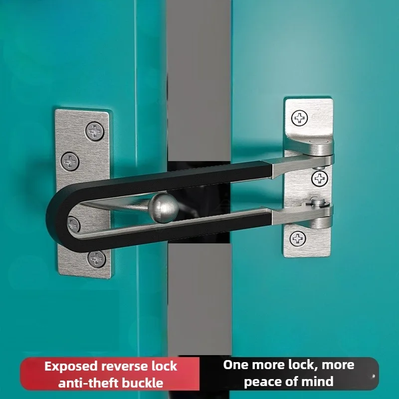 

Страховый дверной болт для дома, противоугонная дверная планка для комнаты, дверная пряжка, замок-цепочка из цинкового сплава, безопасная пряжка для спальни, детского отеля, противоблокировочная пряжка