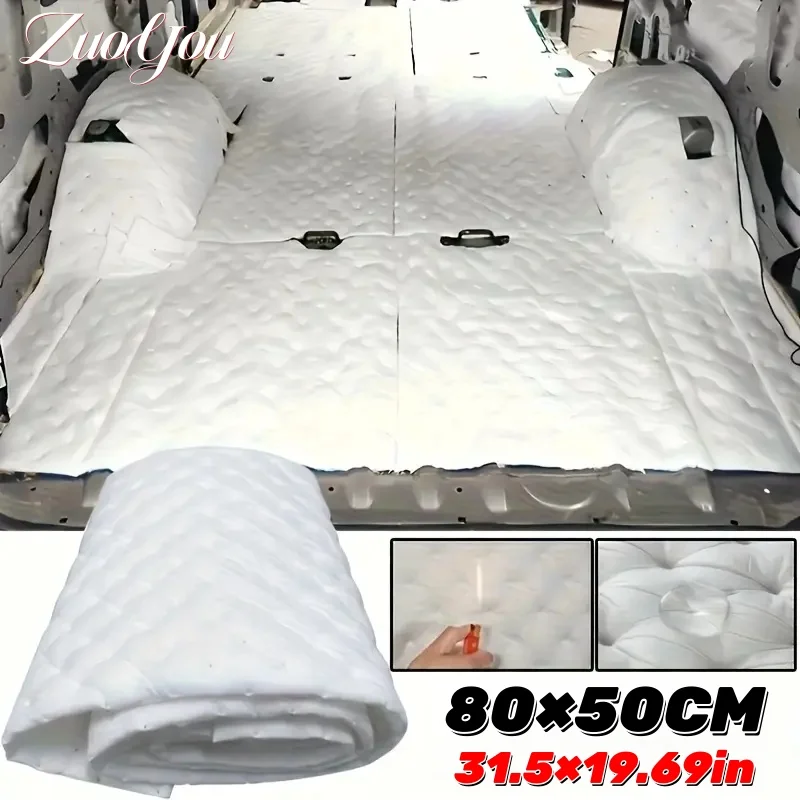 

Self Adhesive Car Chassis Noise Proof Cotton Auto Hood Door Soundproof Insulation Foam Mat for Car Upholstery Modification DIY