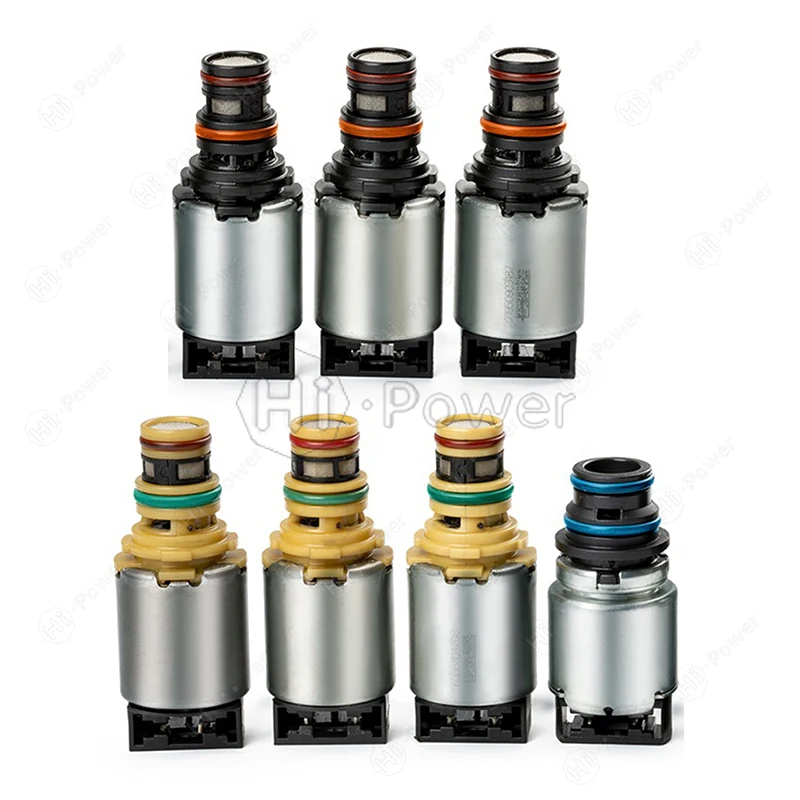 Original 7PCS 6T45E 6T40 Transmission Shift Solenoid for Chevrolet Cruze Epica Lacetti Astra Antara Saab 9\'4