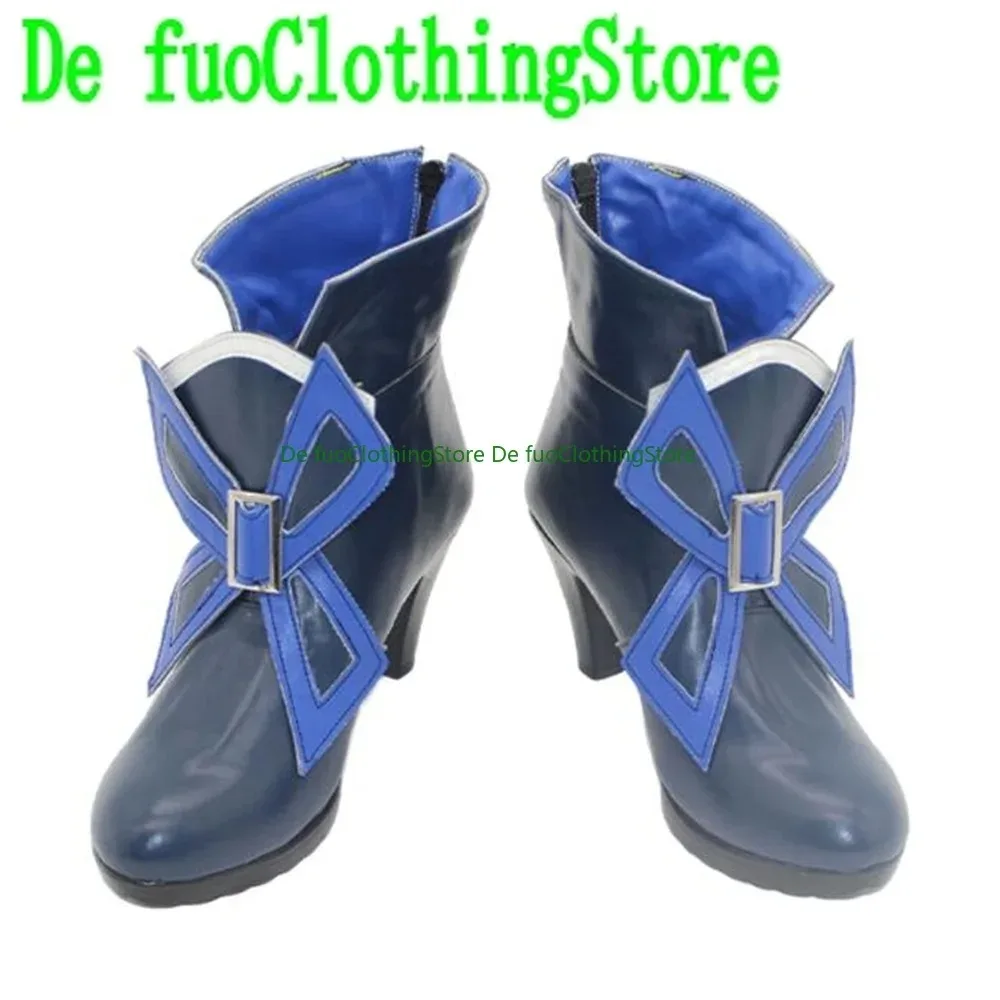 Buty do cosplayu Focalors Genshin Impact, buty do gry, anime, Halloween, Boże Narodzenie, sklep z odzieżą DefuoClothing