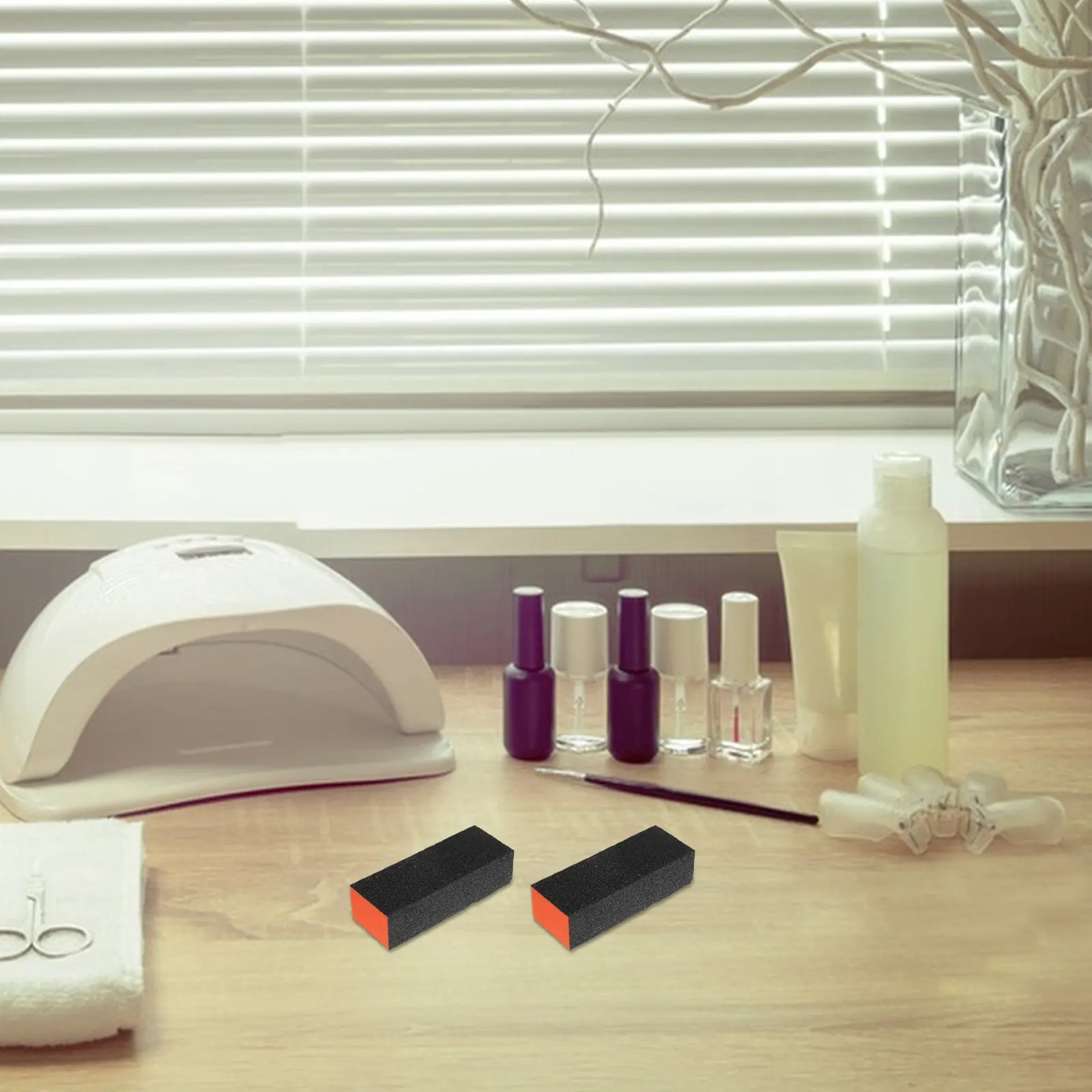 

20Pcs Reusable Nail Buffer Block Soft Sponge Dual-Sided Buffing File for Fingernails Toenails Polishing Shaping Acrylic Nails