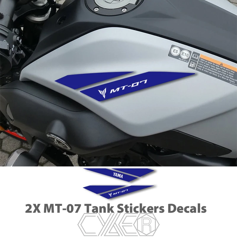 

Наклейки на бак для YAMAHA MT07 MT-07, новые наклейки MT с логотипом, цветные водонепроницаемые наклейки на мотоцикл, наклейка, автомобильная наклейка