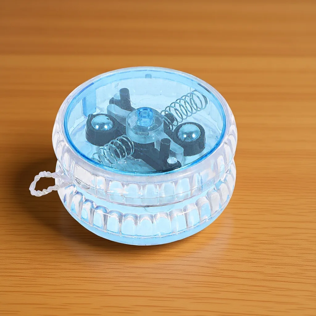 

LED Luminous Yoyo Ball Blue Premium Material Good Elasticity Wear Resistance Fun Indoor Outdoor Activity Gifts