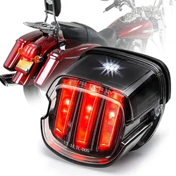 Fanale posteriore a LED per motocicletta omologato DOT Emark fanale posteriore per Harley Sportster XL883 XL1200 Softail Touring Road fanale posteriore