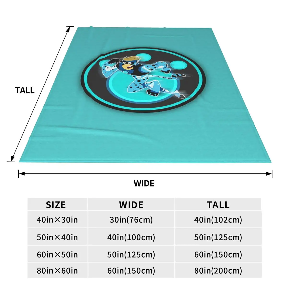Wild Kratts Blue Color Blanket Flannel Sofa Throw Blanket Breathable for Home Bedroom Office Throws Bedspread Quilt