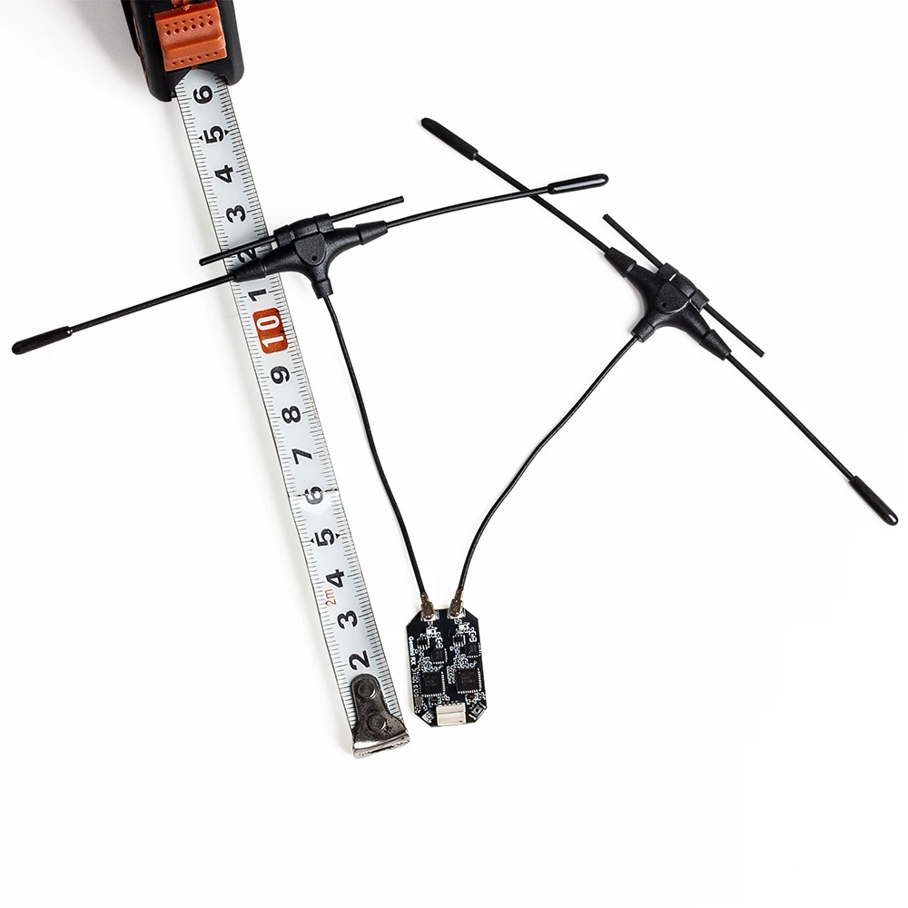 

ELRS 915MHz/2.4GHz Dual Antenna ExpressLRS Receiver IPEX Connector for RC FPV Racing Long Range Drone Plane Freestyle DIY Part