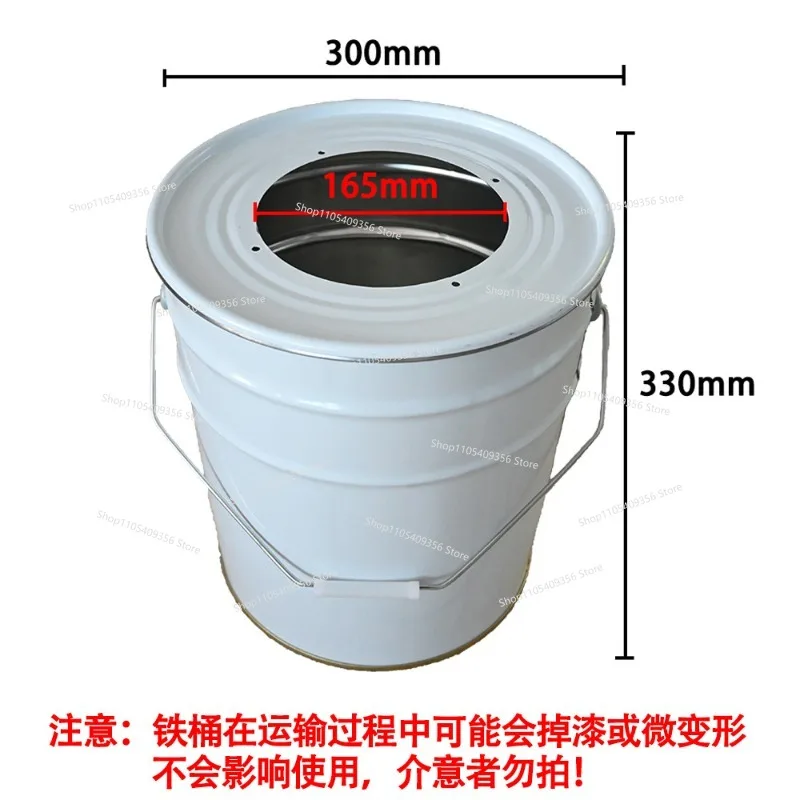 For 50 Inner Diameter Small Cyclone Separator Dust Collector Putty Powder Grinding Vacuum Cleaner Collection Bucket