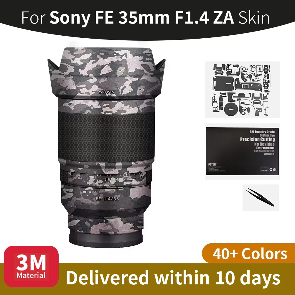 

Для Sony 35 мм za Skin Sony FE 35 мм F1.4 ZA наклейка на объектив камеры против царапин наклейка на объектив камеры защитная пленка