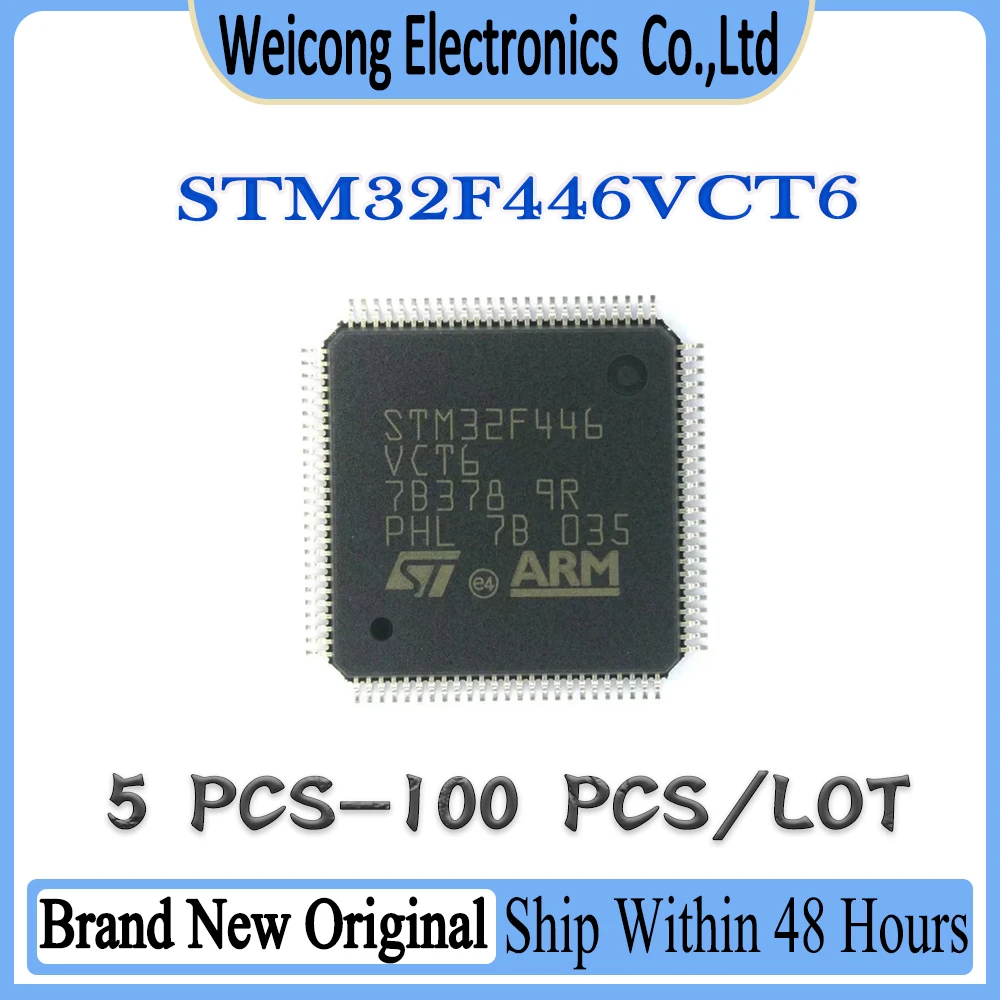 New Original STM32F446 STM32F446VCT6 STM32F446VCT STM32F446VC STM32F446V STM32F STM32 STM IC MCU Chip LQFP-100