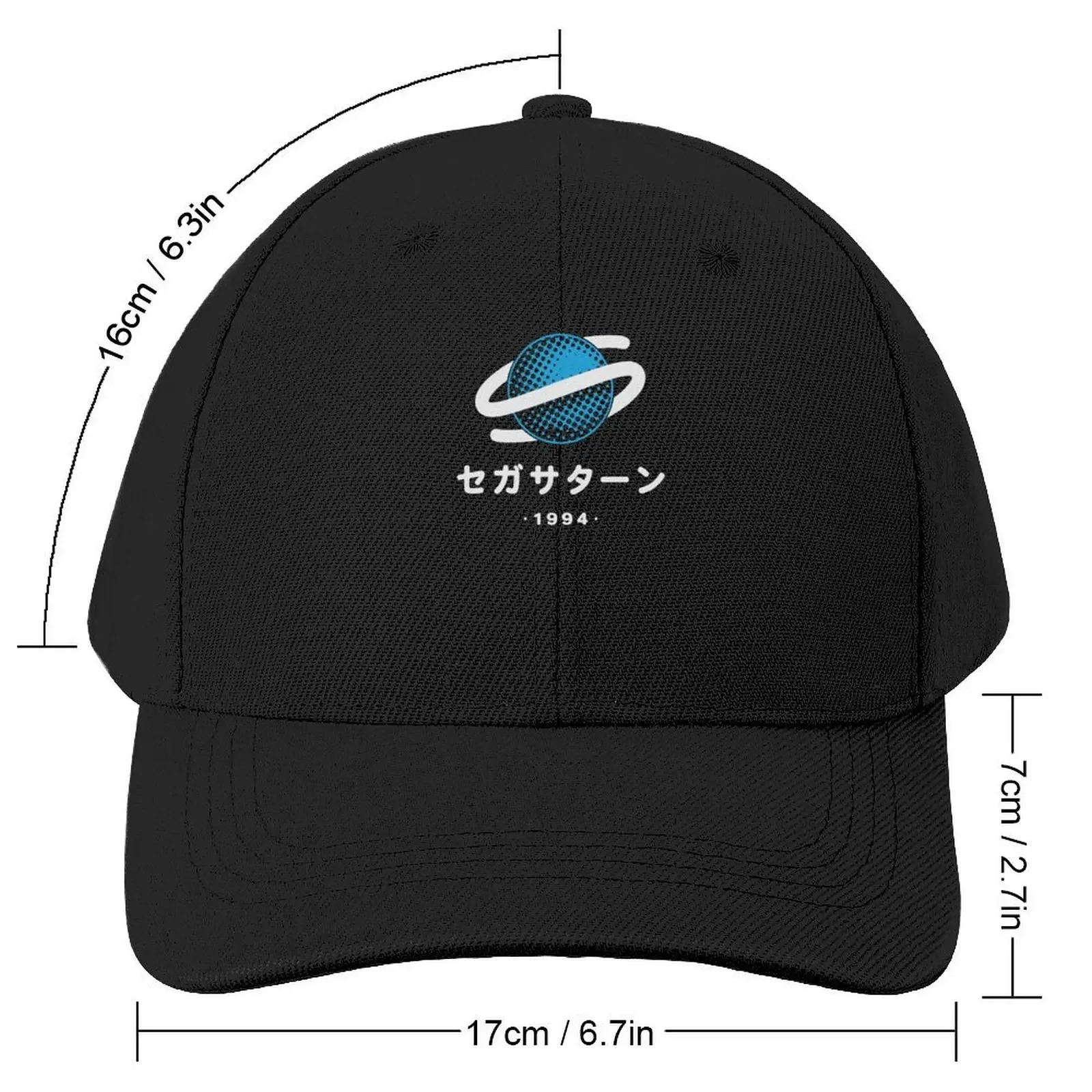 Sega Saturn 1994 logo Colour Baseball Cap foam party Hat fashionable Custom Cap Designer Hat Men's Women's