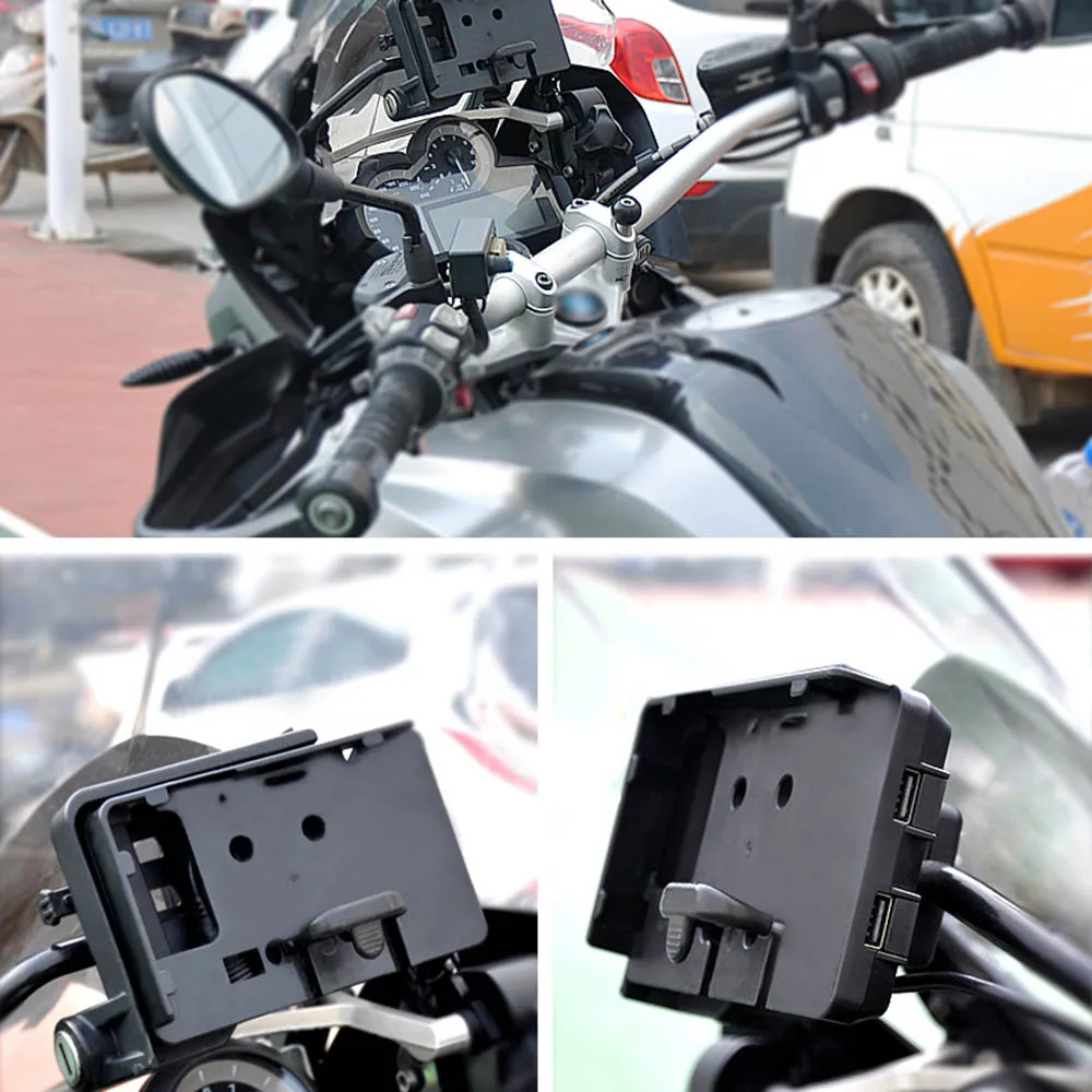 For BMW R1200GS R1250GS F700GS F800GS F750GS F850GS USB Wireless Charging Mobile Phone GPS Navigation mobile phone holder